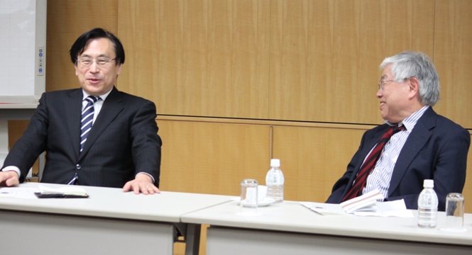 Shigeki Morinobu, left, and Koichi Hamada. 