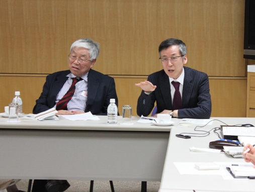 Yutaka Harada, right, and Koichi Hamada.